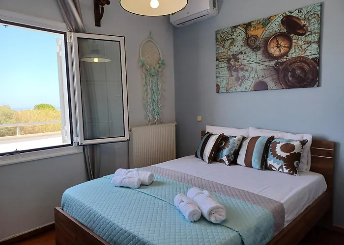 Casa Dastele Remarkable Seaview 5' From The Sea 빌라 하니아